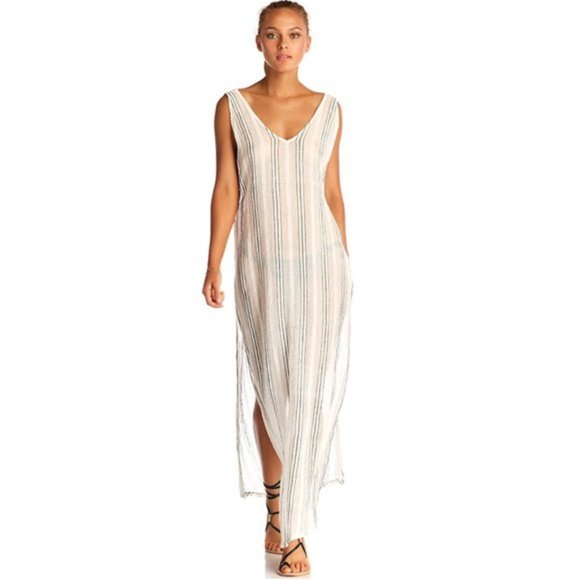 Vitamin A Dresses & Skirts - Vitamin A Ren Stripe Tradewinds Maxi Dress Size Medium